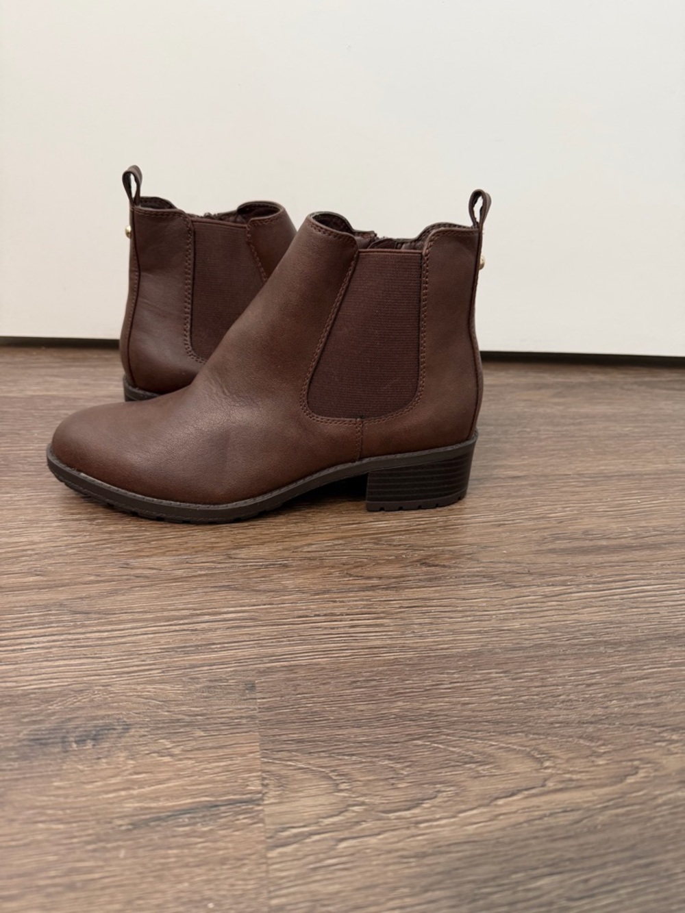 Style & Co. Dark Brown Chelsea Booties